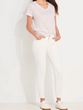 Vineyard Vines White Ankle Slim Jeans